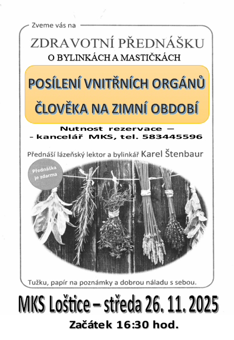 26.11.2025 Přednáška bylinky