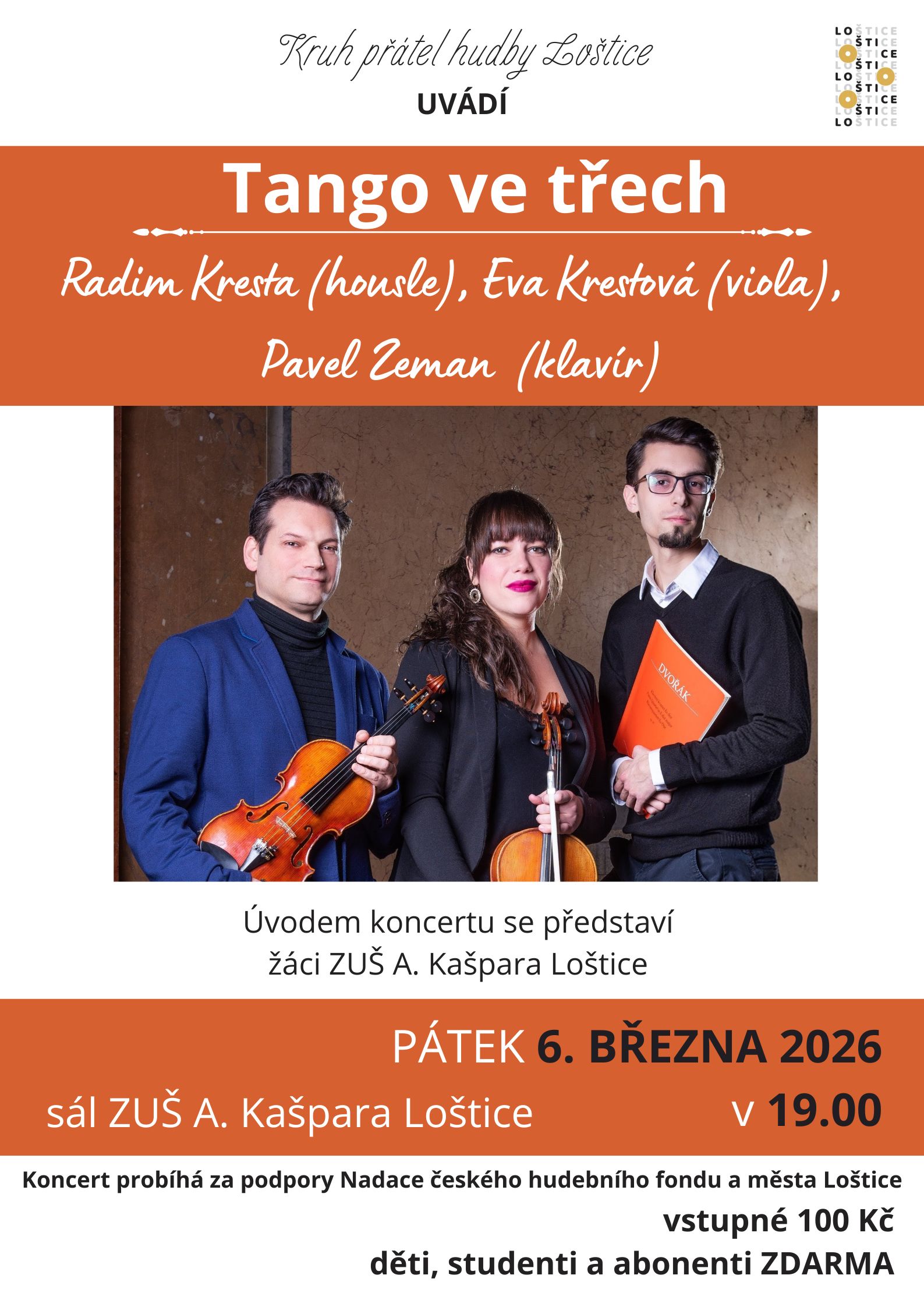 6 Tango ve třech plakát