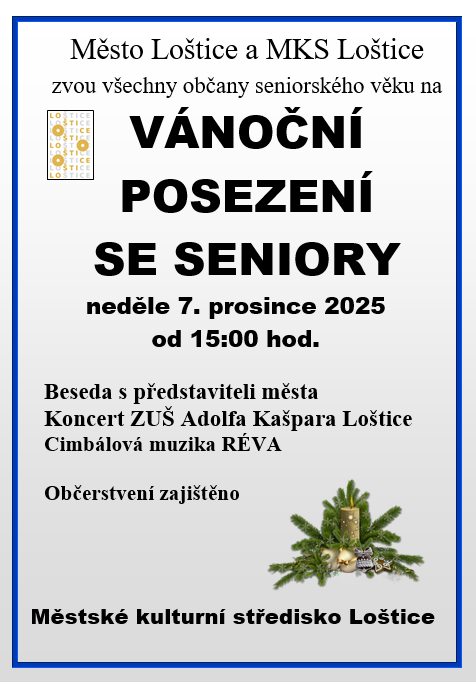 VÁNOCE SENIOŘI 2025
